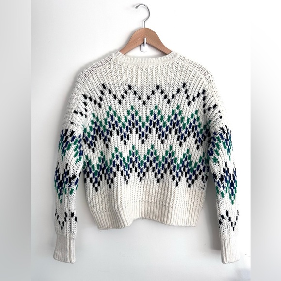MAJE Massimo Zig-Zag Sweater - Picture 7 of 10